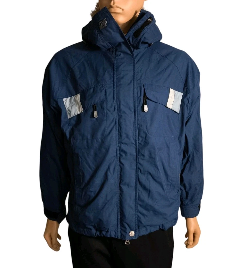 Billabong Formula Blue Hooded Mens Snow Boarding Jacket Coat SIZE LARGE Skiing