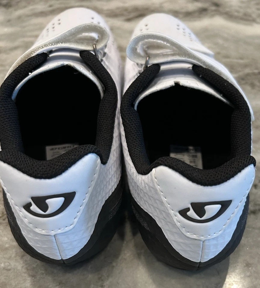 Giro Stylus Cycling Shoes Men's White Size Eur 44 US 10.5 New Without Box - Image 4 of 4