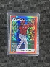 2025 Topps Update Series 1990 Topps Baseball James Wood rookie foil #U90-28 (RC)