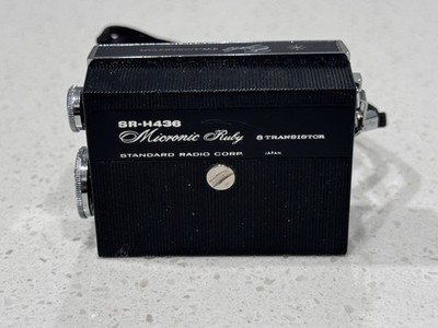 Vintage Standard Micronic Ruby SR-H436 Micro Radio w/ Original