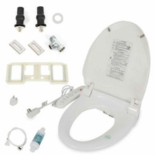 Bidet Toilet Seat Electric Smart Automatic deodorization Elongated Heater 110V