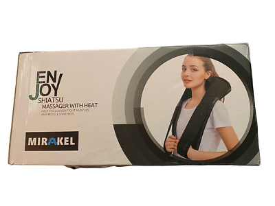 Shiatsu Neck Back Shoulder Massager with Heat Pain Relief Deep