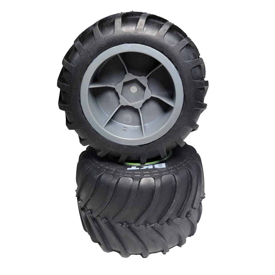 Neumáticos y ruedas Losi Mini LMT 1/18 BKT verdes premontados/pegados LOS41045 Foto 3 de 4