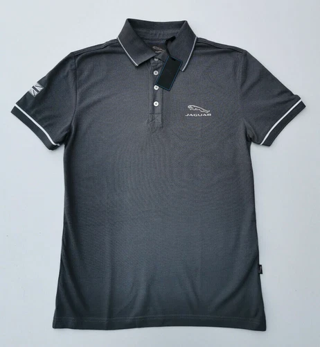 Genuine Jaguar Mens Core Polo Shirt - Grey - 50JMPOLOCREGRY