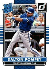 2015 Donruss #33 Dalton Pompey RC Toronto Blue Jays