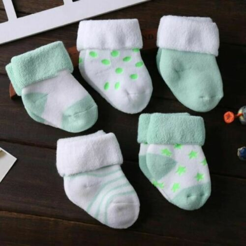 5 Pair/lot Baby toddler cotton thick socks autumn and winter warm baby foot sock - Picture 3 of 19