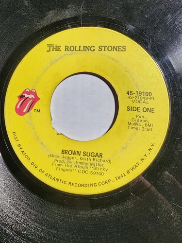 The ROLLING STONES - Brown Sugar / Bitch -RS Records GOOD F329