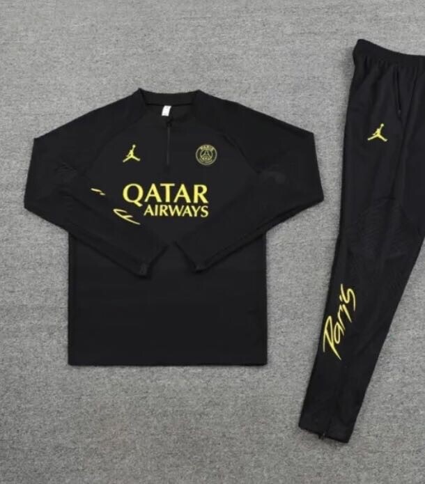 PSG tracksuit black gold UK