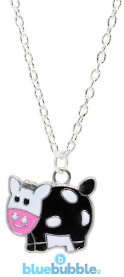 Bluebubble COWS GO MOO Halskette Funky Farm Cartoon Tier Kitsch Neuheit Retro