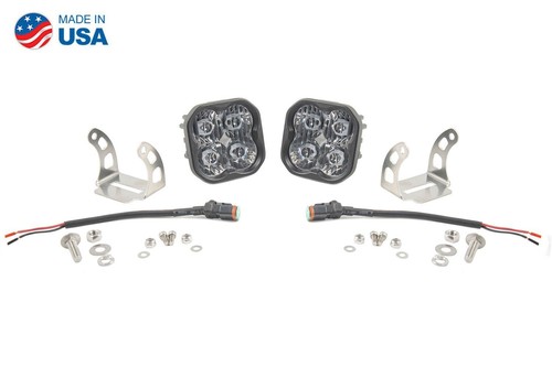 SS3 3" SAE/DOT White Pro LED Pod (pair) Driving Optic w/Amber Backlight - Picture 3 of 11