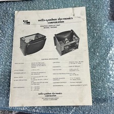 original  WELLS GARDNER 19V2000  MONITOR arca...
