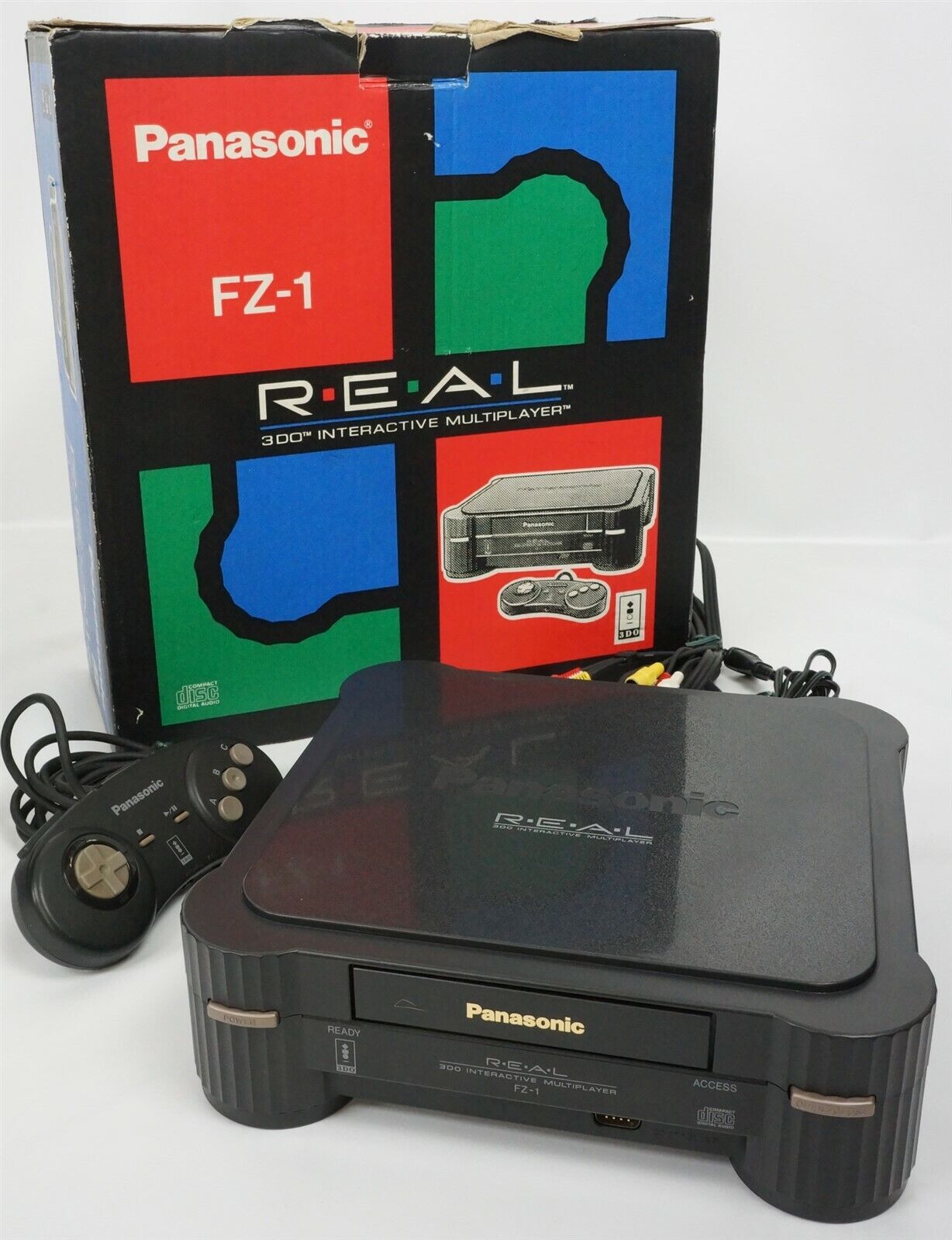 Panasonic 3DO REAL Console Boxed FZ-1 Tested System Game 4EKSD33499