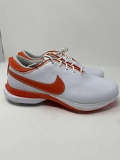 New Nike Air Zoom Victory Tour 2 DX6003-189 White Orange Men Size 7 Golf Cleats