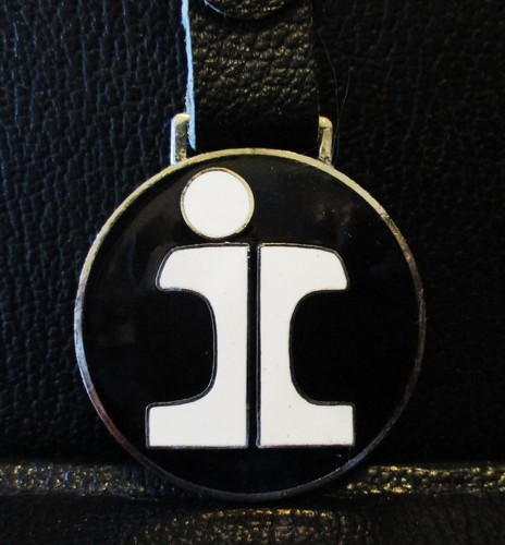 Illinois Central Railroad IC Trademark Logo Pocket Watch Fob Railway RR Classic - Picture 1 of 3