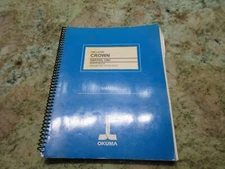 OKUMA CROWN TYPE 762S CNC LATHE  OSP700L PARTS BOOK P-K762-001-E 