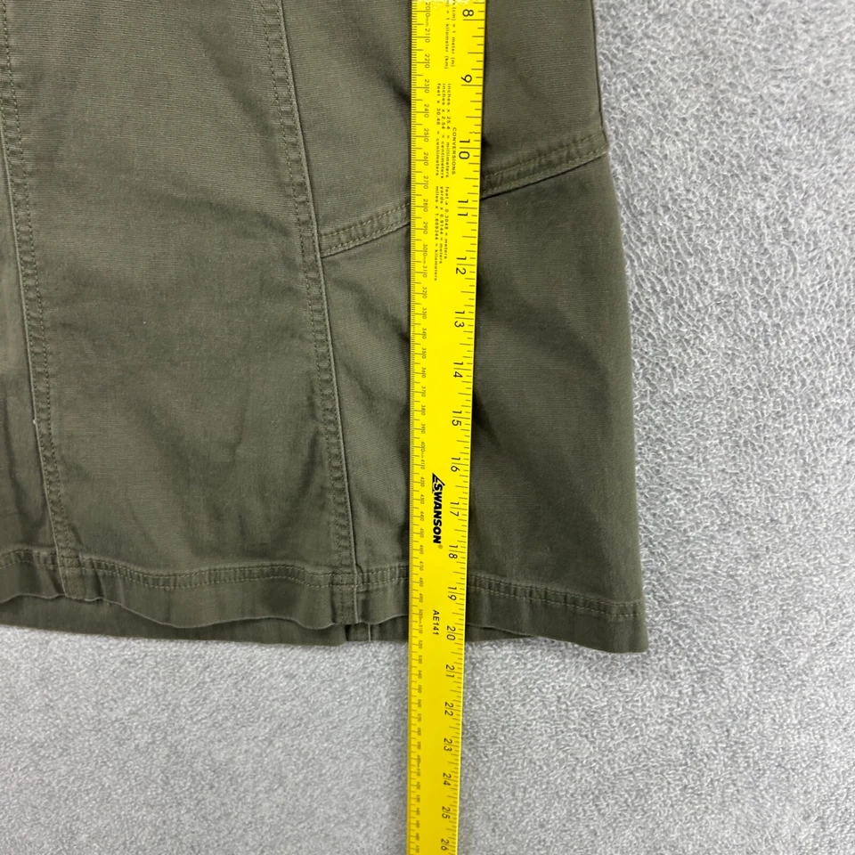 Falda Royal Robbins Mujer Talla 8 Marrón Tulipán Acampanada Línea A Viaje Informal Foto 4 de 4