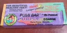 Mr. Pumice PURPLE PUMI BAR Single Bar for Feet