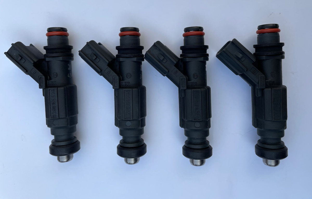 4 x TOYOTA BOSCH RECONDITIONED FUEL INJECTORS - 23250-0D020 3ZZ-FE
