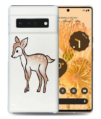 CASE COVER FOR GOOGLE PIXEL|CUTE ROE DEER DRAWING SKETCH ART