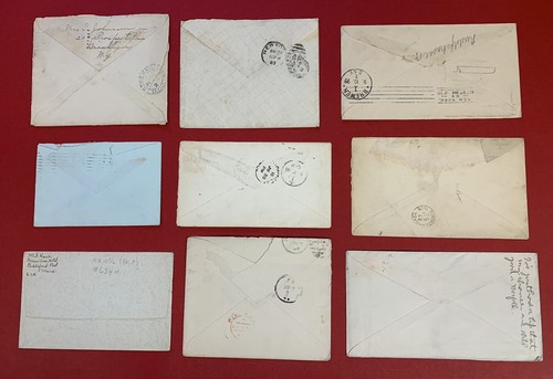United States, 1885-1909, Lot of 9 Covers Sent to Foreign Destinations - Photo 2 sur 2