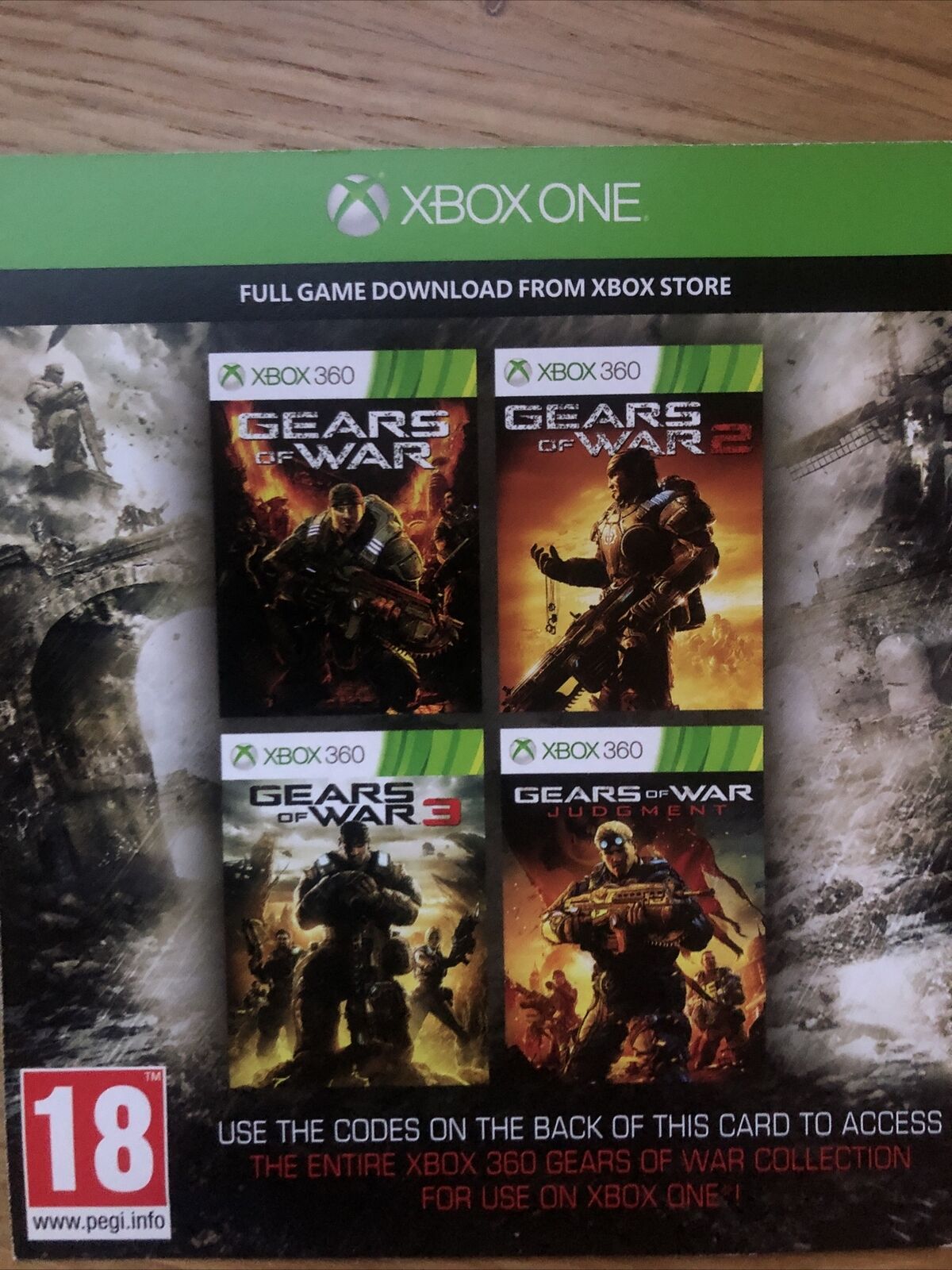 Gears of war Collection XBOX (GOW 1,2,3, Judgment)