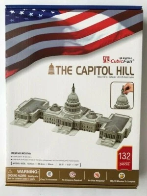 3D Puzzle The Capitol Hill / 2.Wahl / Restposten / B-Ware Cubic Fun Washington