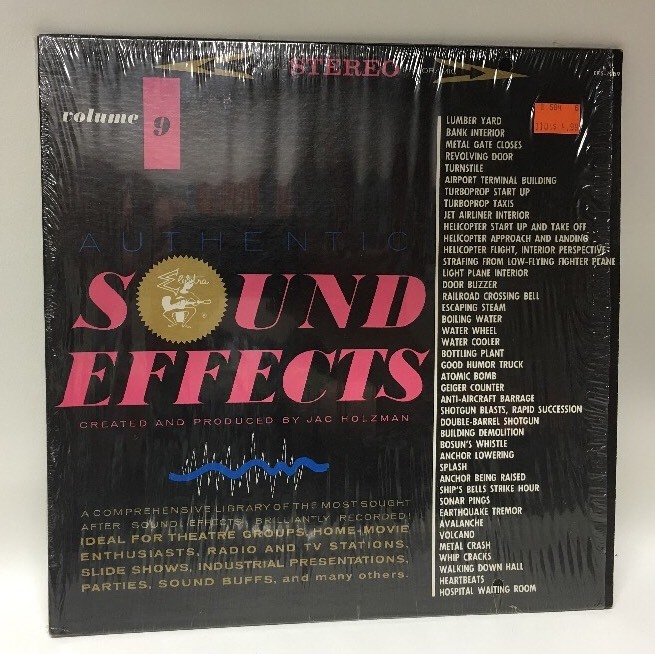 Authentic Sound Effects Vol EKS-7259 Lp Record Excellent Shrink