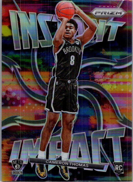 2021-22 Panini Prizm #2 Cameron Thomas Instant Impact Prizms Silver
