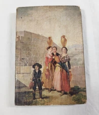 Francisco Goya Vintage Print on Wood "Maidens with Pitchers" Spain