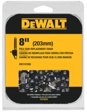 DeWALT DWO1DT608 8" Pole Saw Replacement Chain