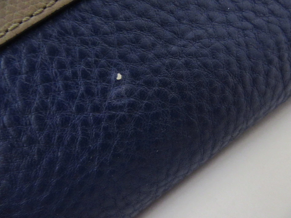 CARTERA CONTINENTAL MARC BY MARC JACOBS AZUL TOSTADO Y COBALTO CREMALLERA ALREDEDOR DE CUERO Foto 4 de 4