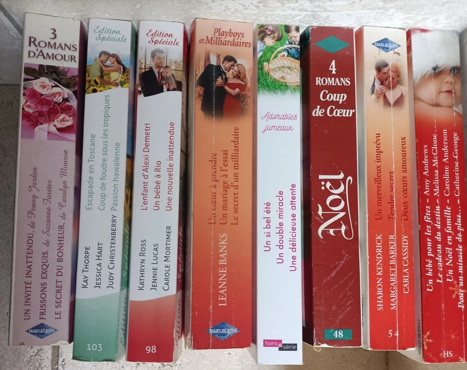Lot de romans 26 harlequin COLLECTION HORS SÉRIE & divers  ( 8 livres ) - Photo 2/2