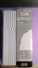 Utilitech Doorbell Kit Wired - 2 Chimes - Sealed In Original Package