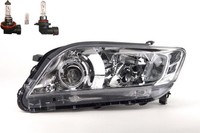 Scheinwerfer Passend FüR Toyota Rav4 XA3 05/10- Links Fahrerseite + Leuchtmittel