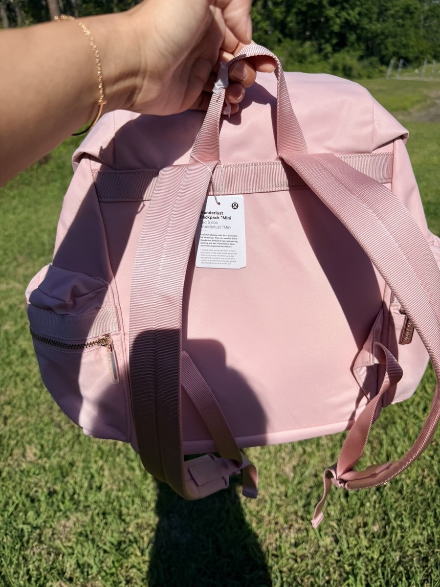 Lululemon Wunderlust Backpack Mini 14L Pink /Gold NWT | eBay Lululemon Wunderlust Backpack Mini 14L Pink /Gold NWT | eBay