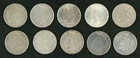Peace Dollars Lot of 10 Average Circulated
