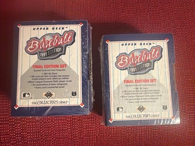 1991 UPPER DECK - FINAL EDITION BASEBALL 100 CARD SET - ALL STARS - FACTORY SEAL