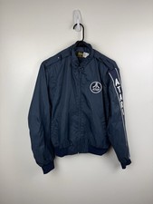 Vintage Atari Promo Jacket Mens S Blue Nylon Swingster Retro Gaming Bomber