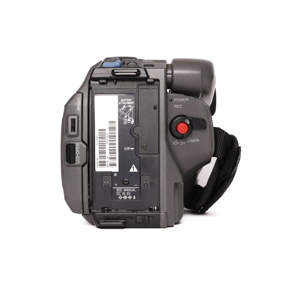 Panasonic PV-L650D Palmcorder PalmSight VHS-C - Gray - FULLY FUNCTIONAL - Image 3 of 4