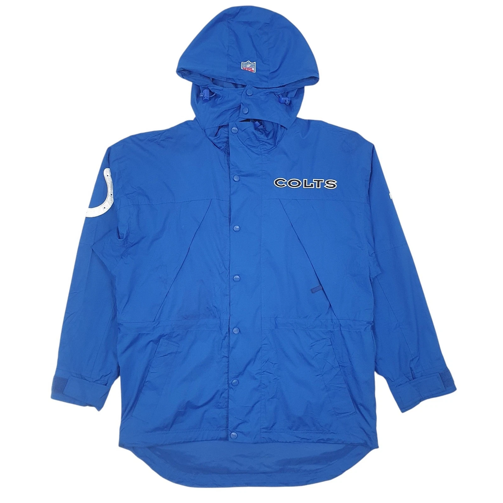 Puma NFL Colts Rain Jacket Coat Mens M