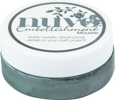Tonic Studios NEM-815 Nuvo Embellishment Mousse-Gunmetal Grey (2Pk)