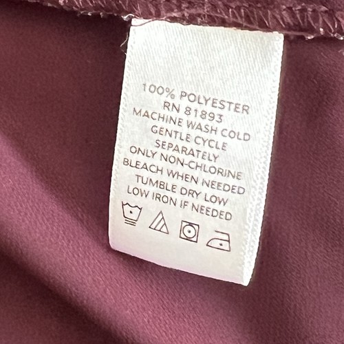 Blusa Isaac Mizrahi Top Mujer Talla Mediana Volantes Botón Frontal Oficina Coqueta - Imagen 6 de 7