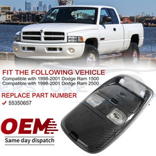 Front Led Overhead Console Carbon For Dodge Ram 1500 2500 3500 1998-2002