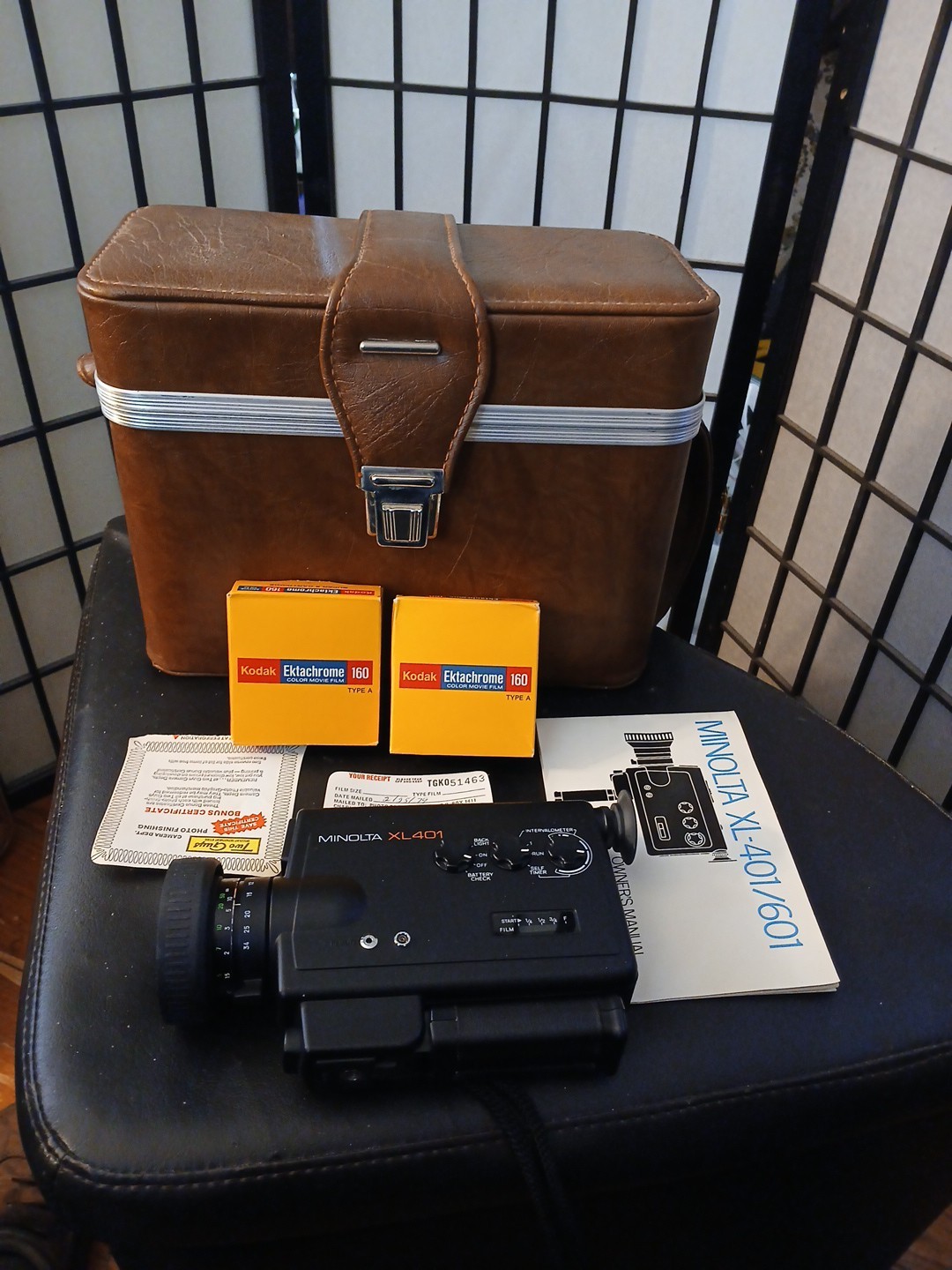 Minolta XL401 Super 8 Video Camera w/ Box, Excellent Working Condition!