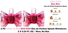2 PC Viktor & Rolf BON BON Eau de Parfum Splash Dabber Miniature 2 X 0.24 OZ.