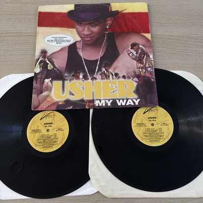 Lot Of 2 Identical Usher - My Way 12'' DJ Vinyl Single La Face Records