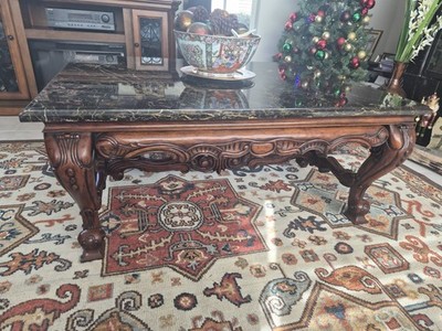 Upscale Marble top Coffee Table.  Excellent Condition