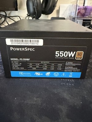 PowerSpec PS 550BF 550W 80+ Bronze ATX Non-Modular Power Supply