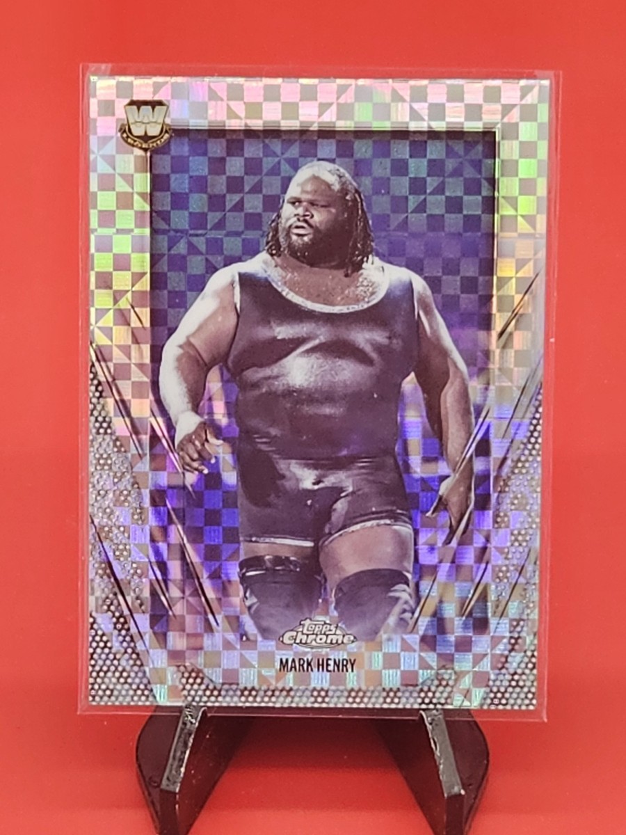 Mark Henry 2026 WWE Topps Chrome X-Fractor Legends Wrestling Card