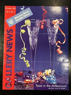 Nov 1999 Warner Bros Studio Store Mailer Catalog Toast in the Millennium